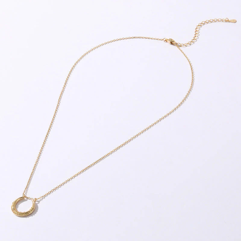 14K Gold Geometric Necklace